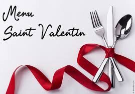 Restaurant  le samedi 14 février 2015 pour la Saint Valentin!
