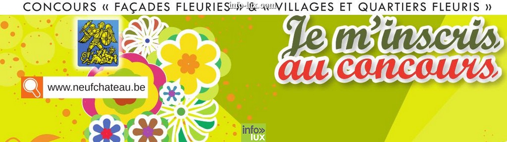 concours « Façades fleuries » à Neuchâteau