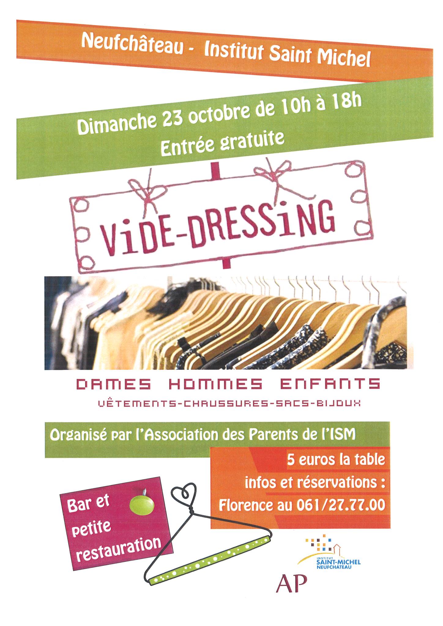 Neufchateau : vide-dressing à l’Institut Saint Michel