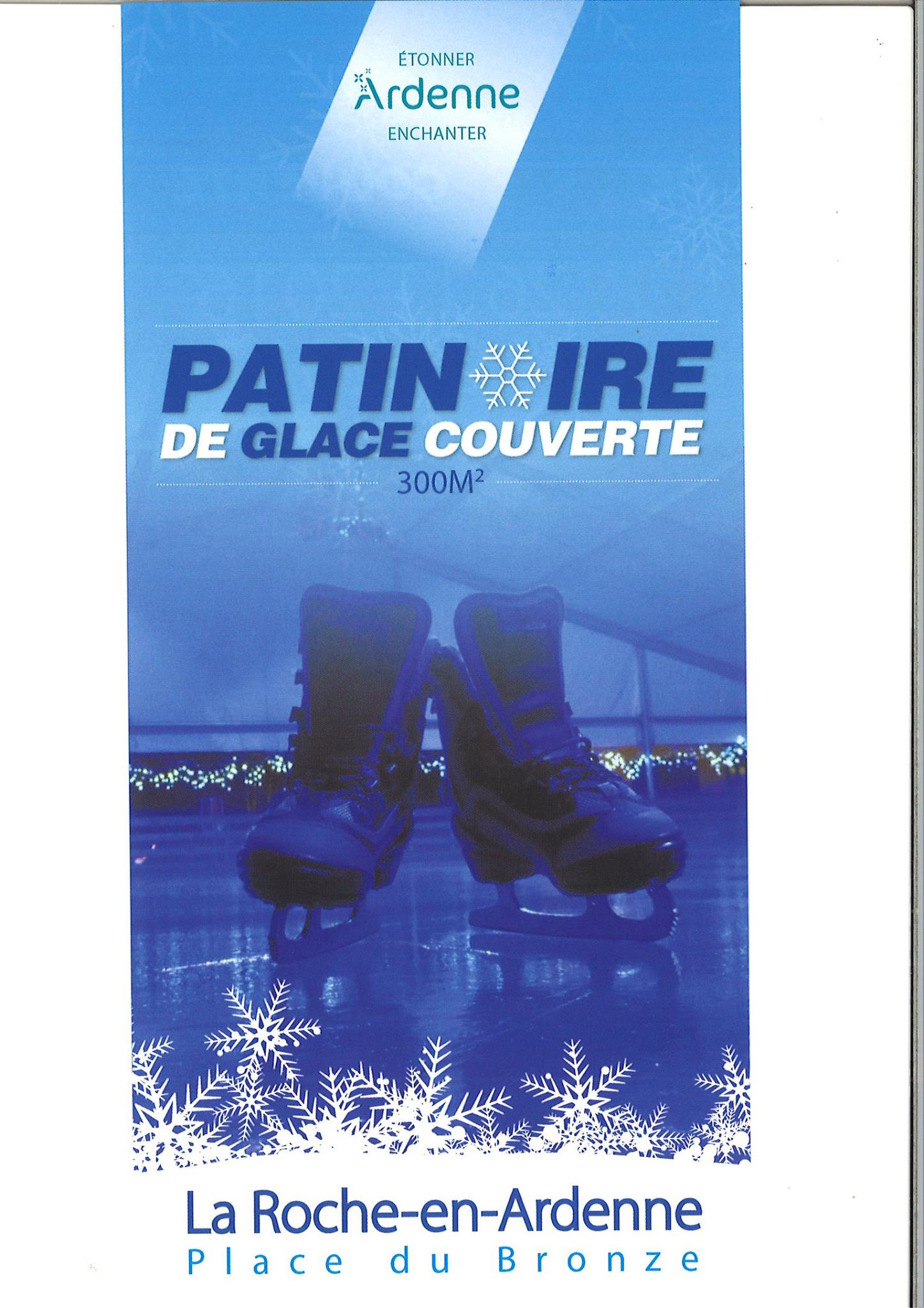 La Roche en Ardenne : patinoire pour l’hiver