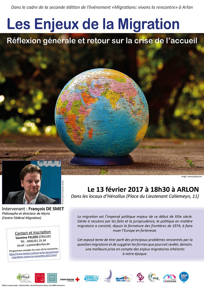 Conférence à Arlon sur les enjeux de la migration