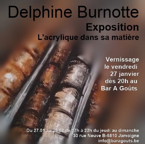 Exposition à Jamoigne de Delphine Burnotte