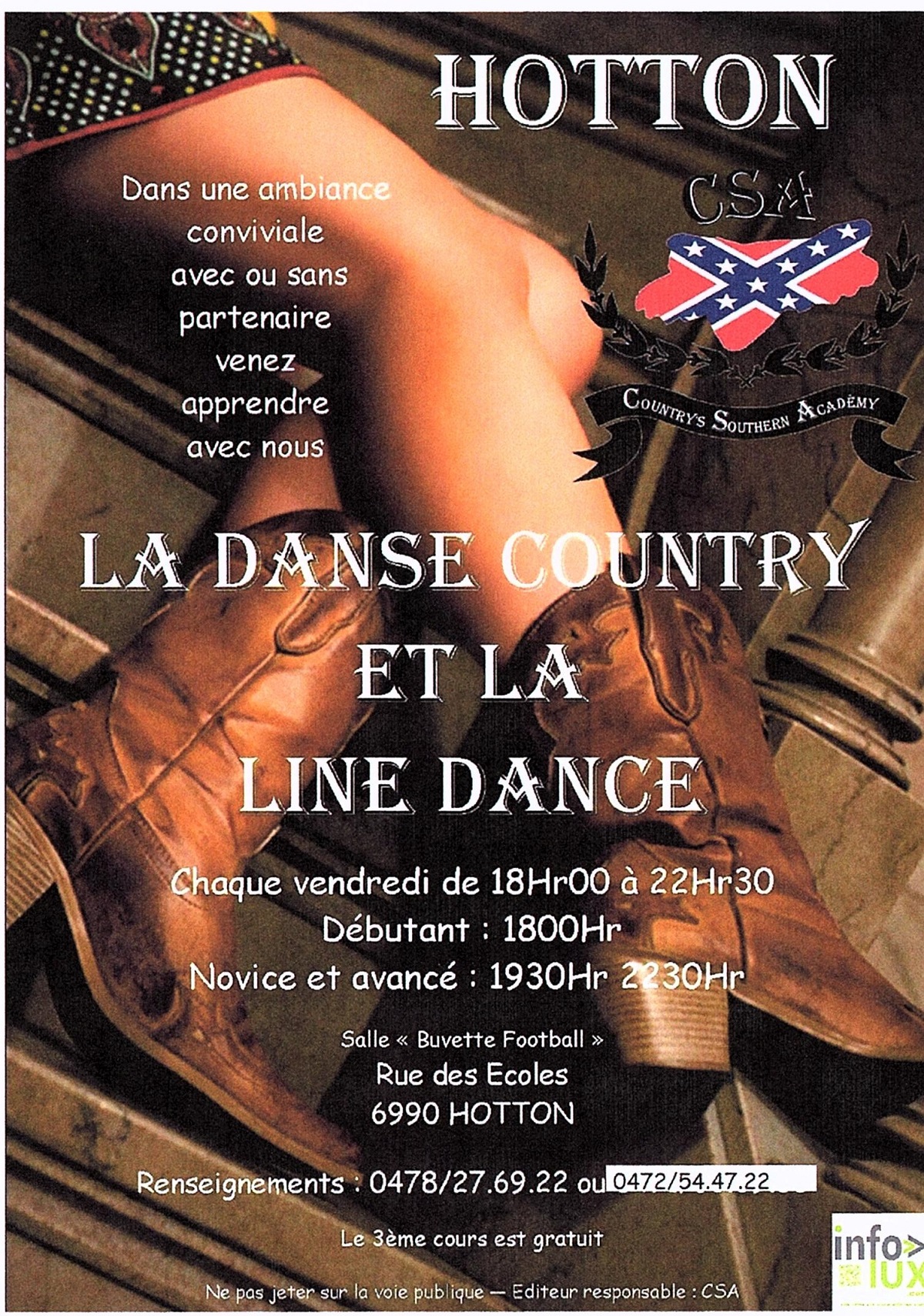 Country et Line Dance à Hotton
