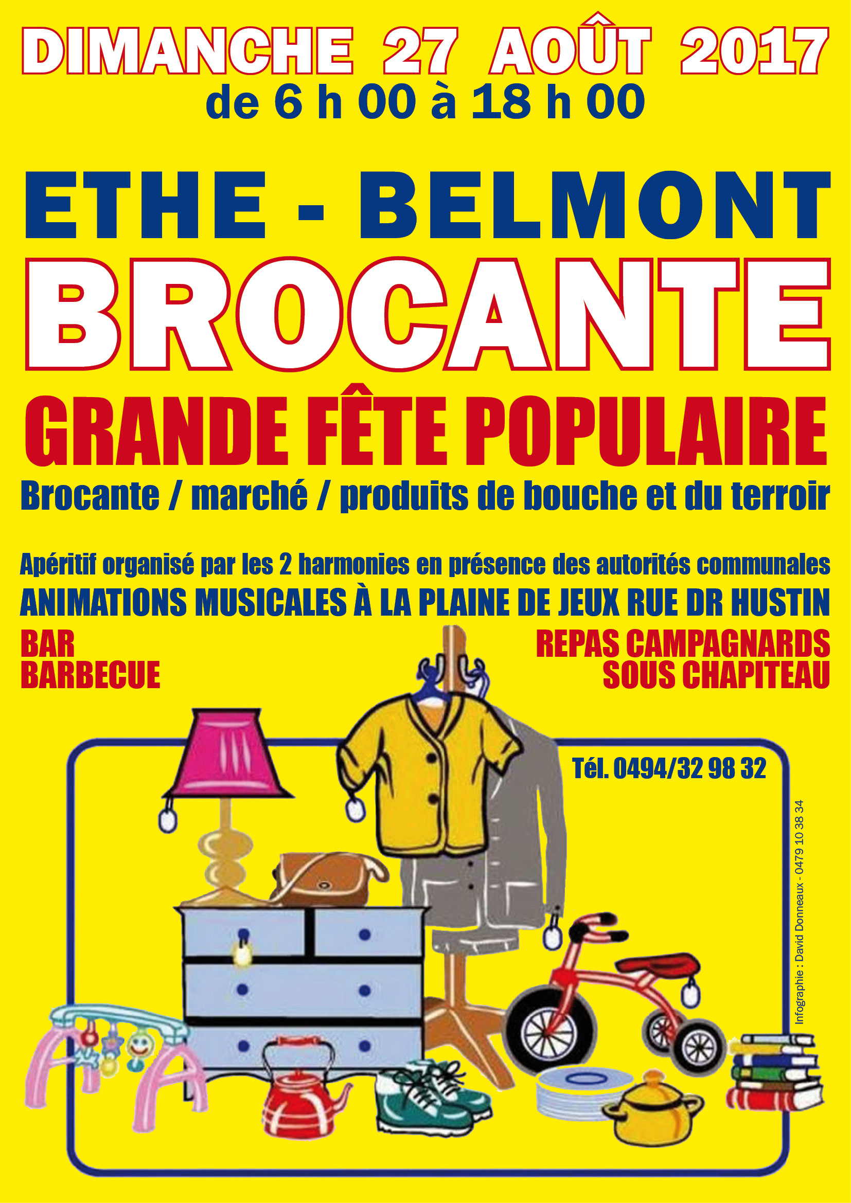 ETHE-BELMONT – BROCANTE – GRANDE FETE POPULAIRE