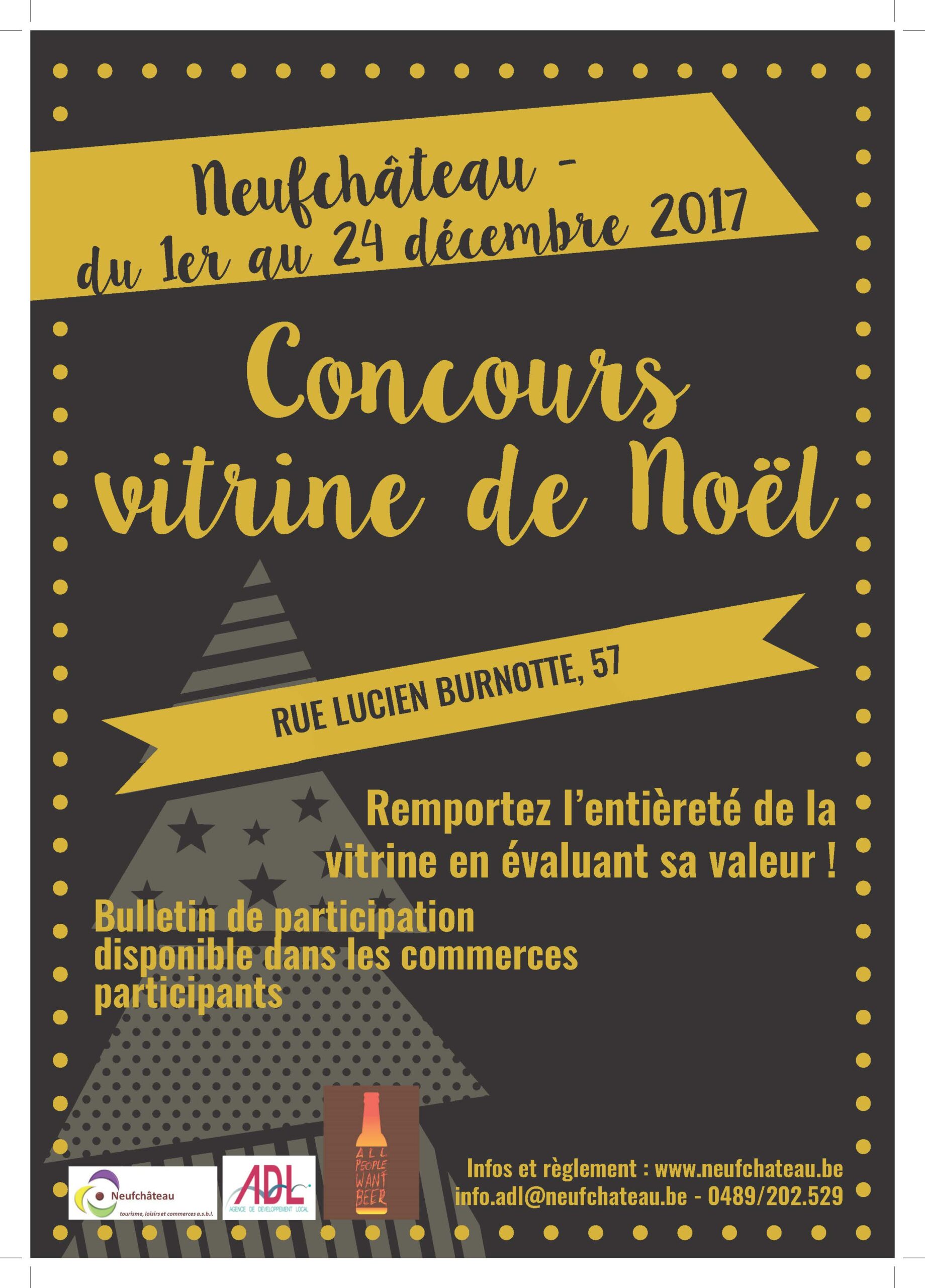 Concours « Vitrine de Noël » à Neufchateau