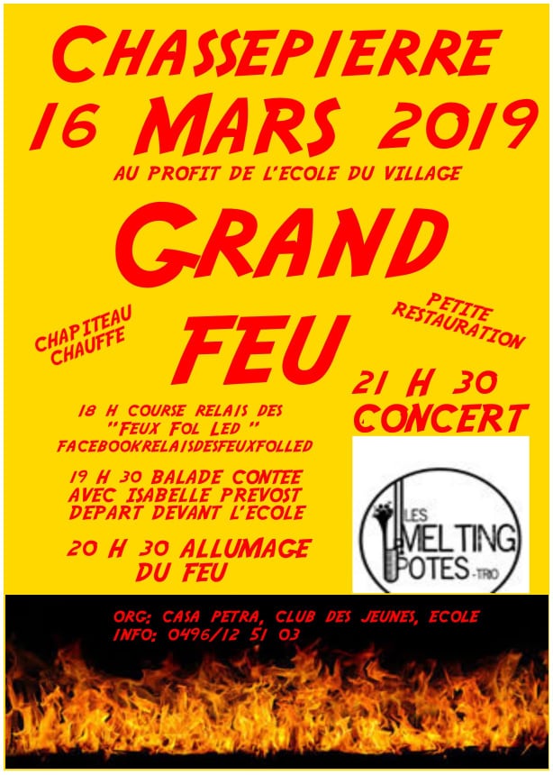 Grand Feu Chassepierre 2019