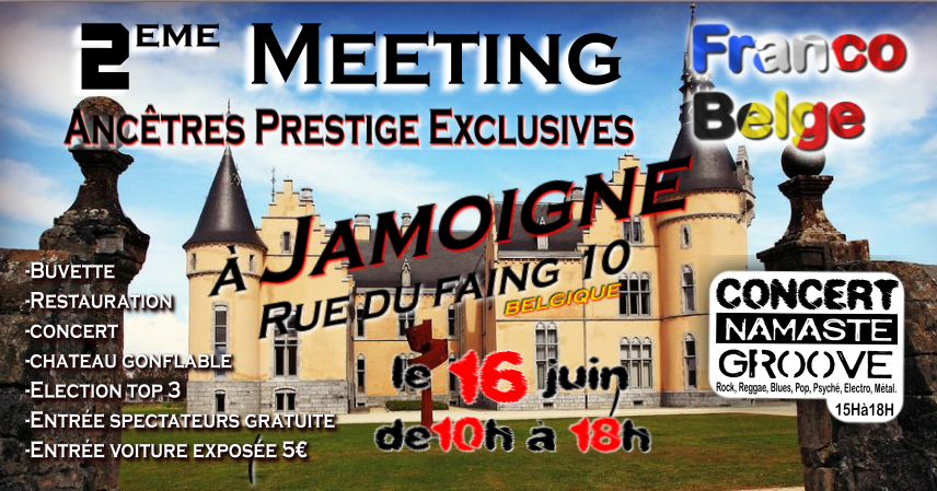 Meeting franco-belge : Château du Faing à Jamoigne