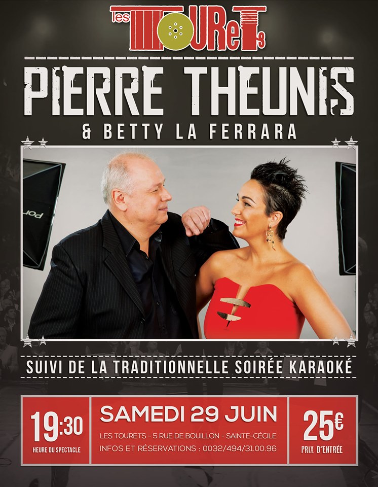 Pierre Theunis et Betty La Ferrara ( Duo humoristique ) aux Touret à St Cécile
